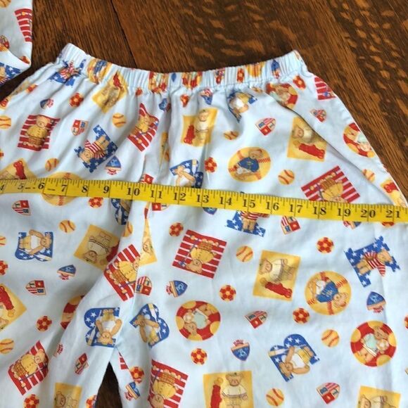 Ni-Q-Ta Light Blue With Sporty Bears Shirt and Shorts Pajama Set Size M - Picture 16 of 16